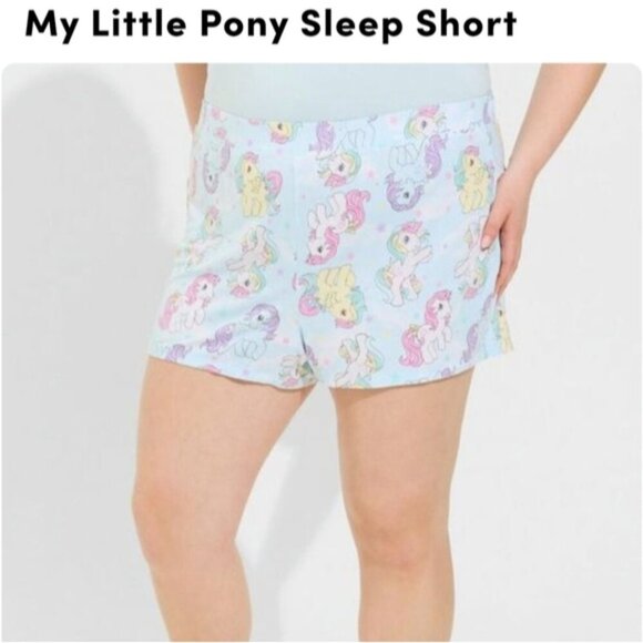 Torrid My Little Pony Sleep Short woman's plus Size 1x. - Picture 3 of 12